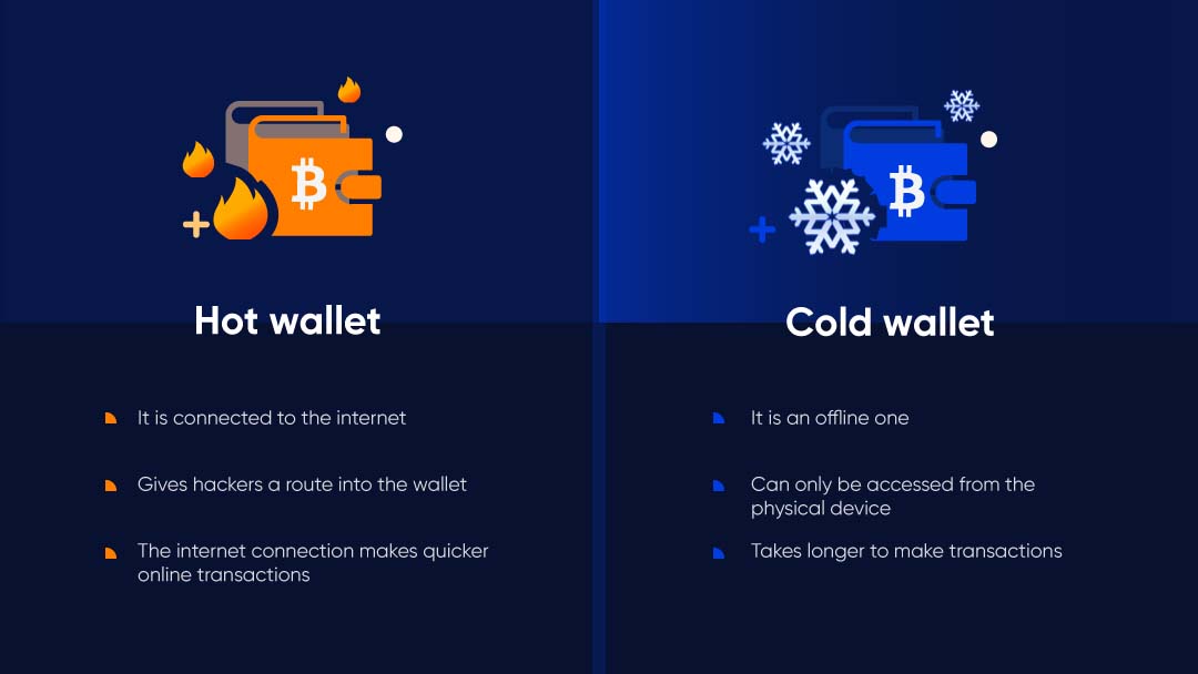 hot vs cold wallet